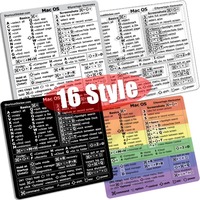 Computer Reference Keyboard Shortcut Stickers Adhesive for Windows PC Laptop Desktop for Lightroom Shortcut for Macbook Shortcut