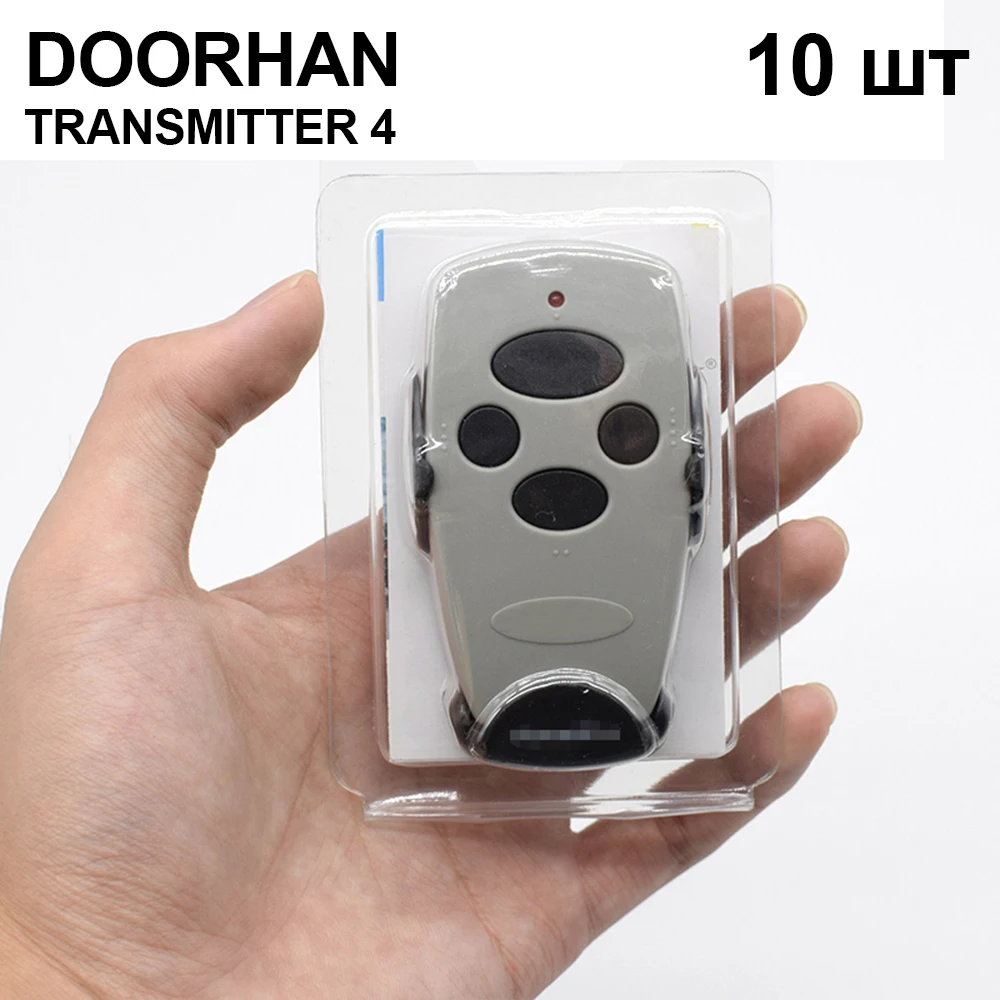 Imagem -02 - Porhan Transmitter Garagem Porta Controle Remoto 433mhz 50 Pcs