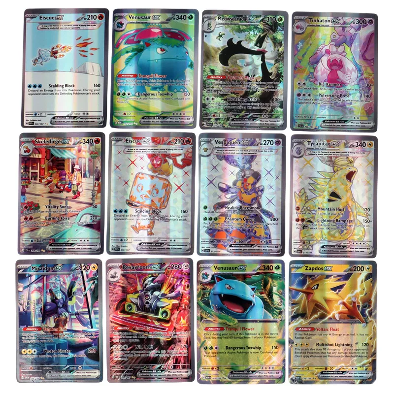 Boîte de Booster de Flammes Obsidiennes pour Cartes Pokémon, Charizard, Nouvelle Collection, Version Anglaise, 60/100 Pièces