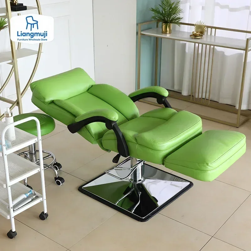 

Beauty Salon Eyelash Barber Chair Recliner Hydraulic Lift Multi-function Office Lunch Break Sofa Facial Mask Experience Chair