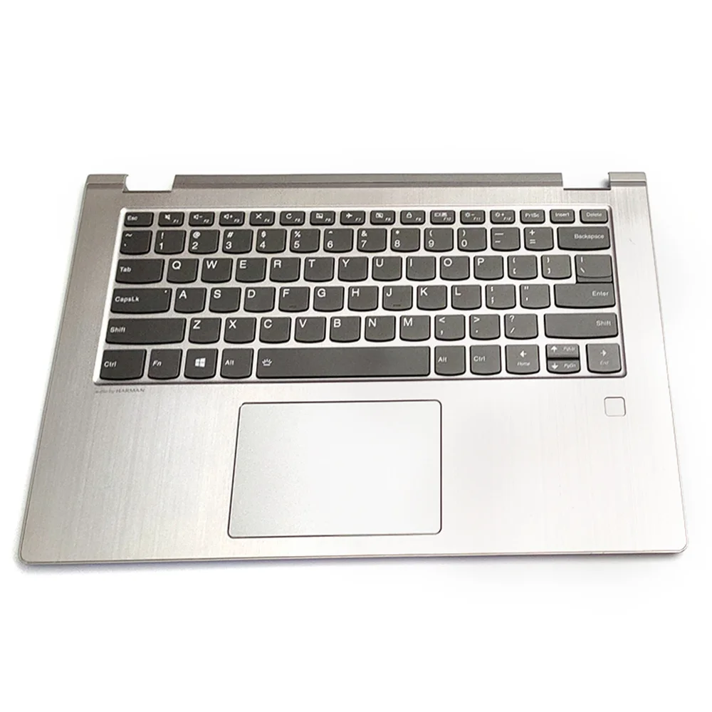 Laptop Shell for Lenovo Flex 6-14IKB 6-14ARR Palmrest US Keyboard & Backlit FPR 5CB0R08815 Notebook Shell