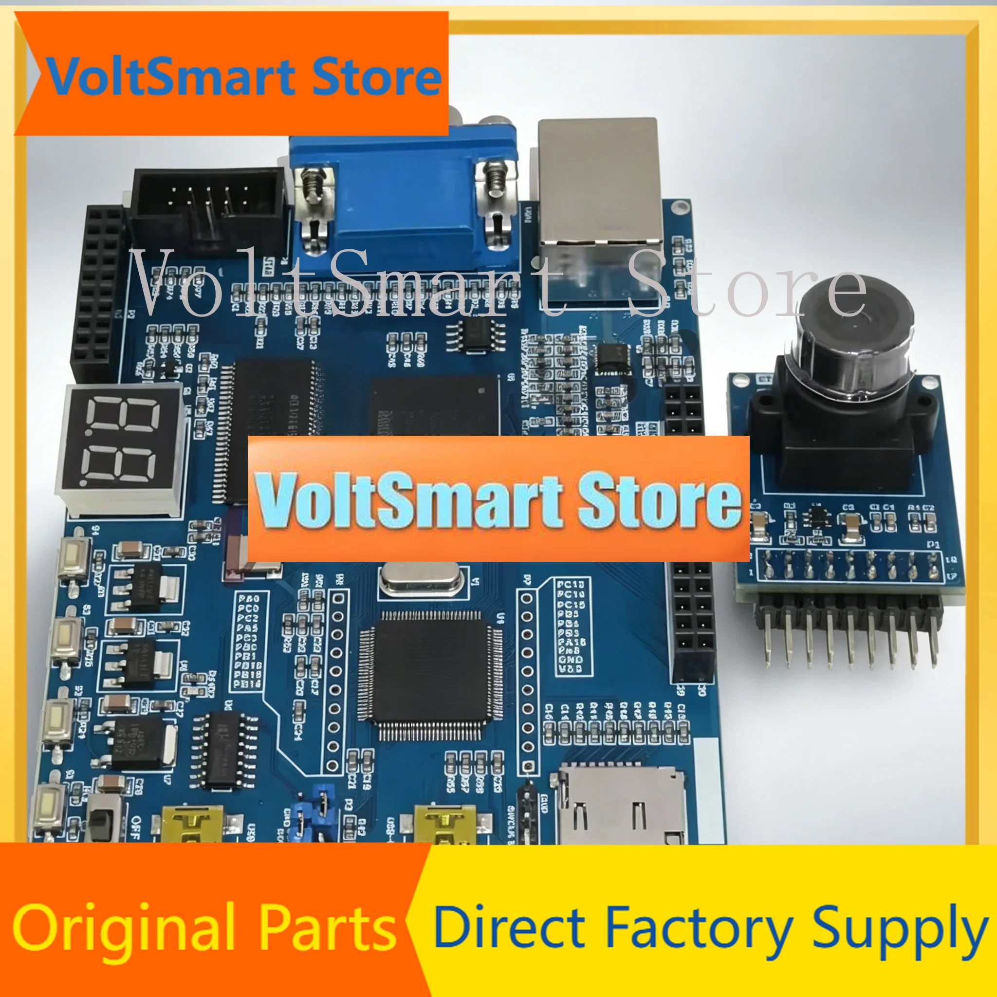 Carte FPGA VoltSEP4CE6 EP4CE10 + carte de développement STM32F407, interface Ethernet FSMC pour le développement d'algorithmes d'image