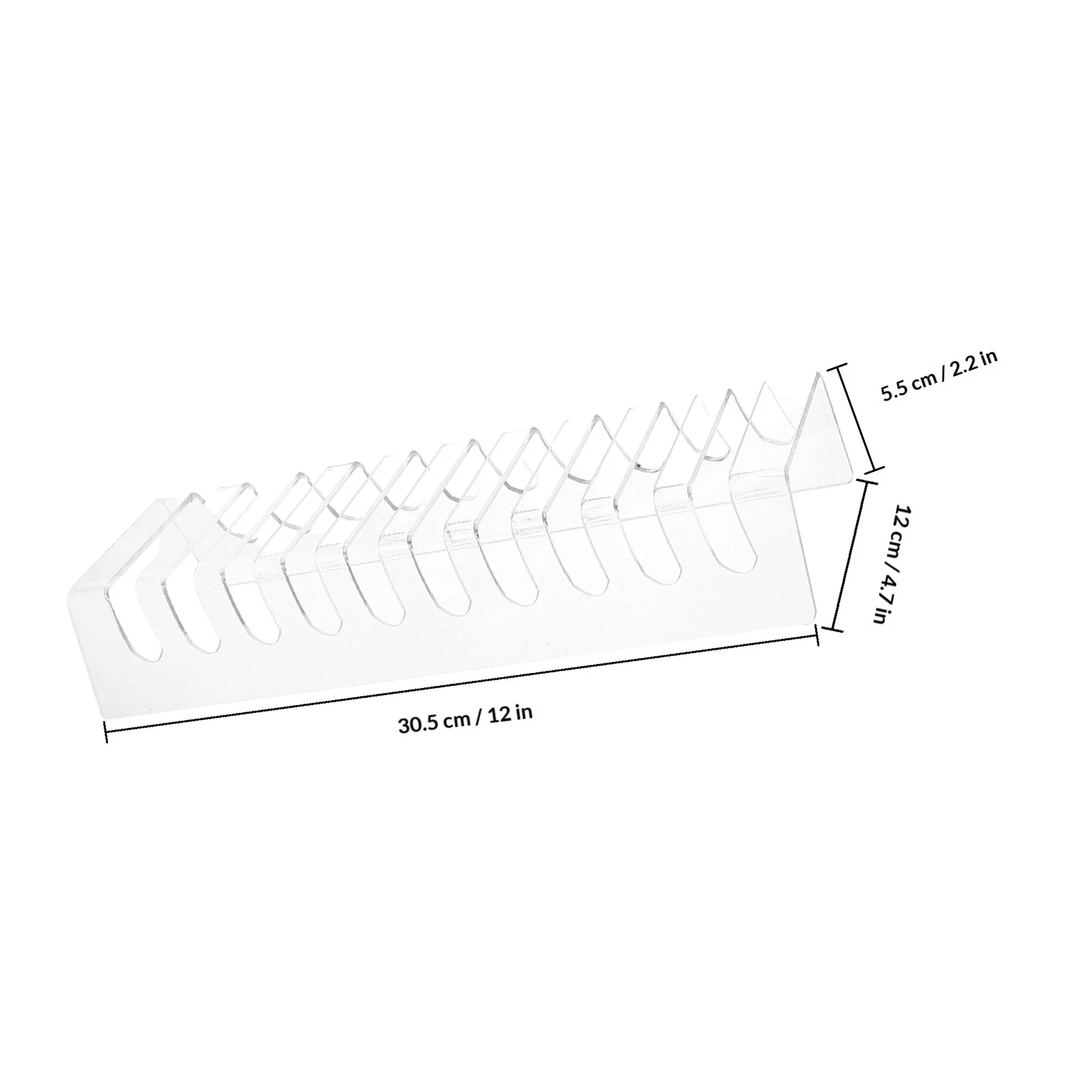 Portable Acrylic Phone Holder Stand for Desk Classroom Use Clear Multi Device Organizer Rack Charging Station Display Accessory