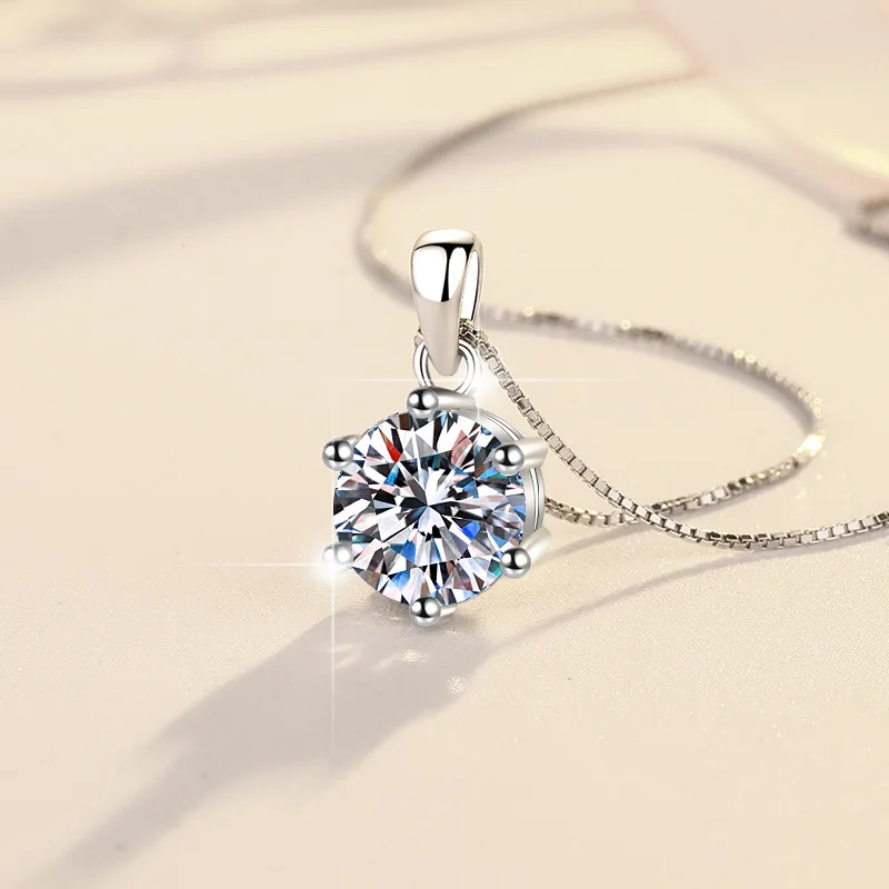 Halskette aus 925er-Sterlingsilber mit Zircom für Damen, 18 Karat vergoldet, Schmuckanhänger, Geburtstagsparty-Geschenk, Schmuck, Geschenk, Neu, N1075