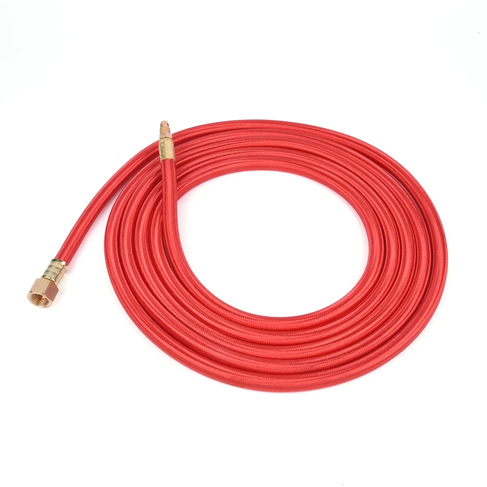 3.8/7.6m WP9 WP17 Series TIG Welding Torch Gas-Electric Integrated Red Soft Hose Cable Wires M16*1.5mm Connector