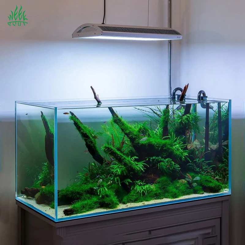 Week Aqua A430Pro LED Aquarium Light 120W RGB UV Full Spectrum Hanging Plant Grow Lamp For 60cm To 90cm High Tech Aquascaping view 4
