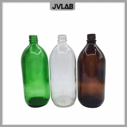 Reagent Bottle For Dispenser Brown Glass Bottle 500 mL Transparent Solvent Bottle 1000 mL Suitable For Bottle Top Dispenser