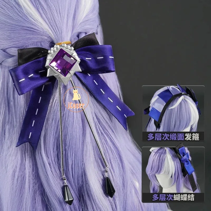 

aaa12 3Zenless Zone Zero Vivian Cosplay Costume Wig Dress Uniform Headwear Earrings Mockingbird Halloween Party for Women Girl C