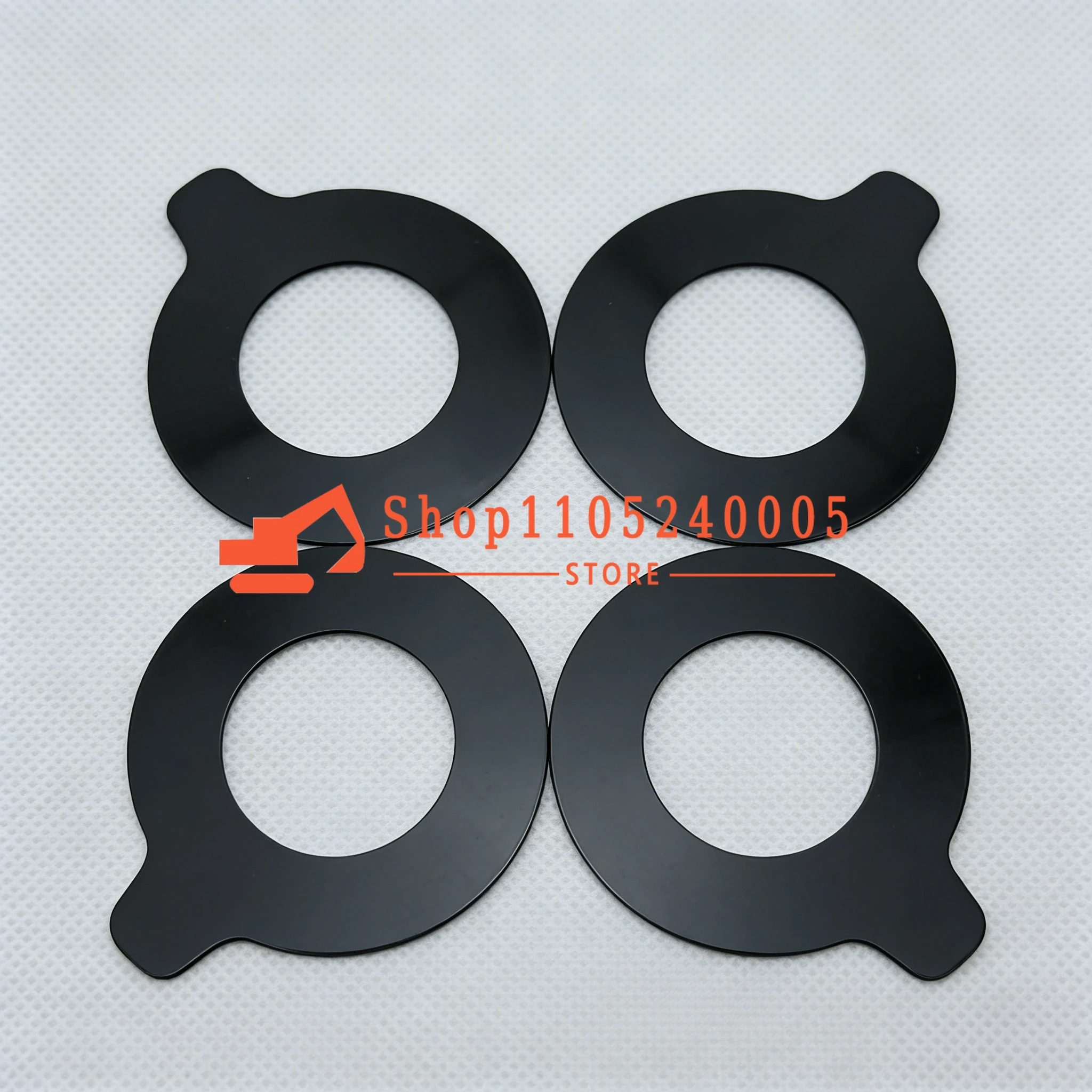 

1pc Non-removable Shaft Boom Pad Bucket Pin Ultra-thin Gasket Parts Circular Wear-resistant Rubber Gasket Excavator Resin Gasket