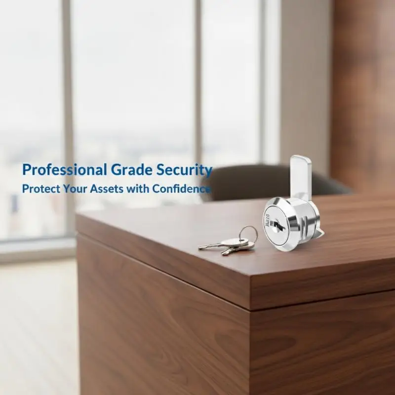 【New】Zinc Alloy Cash Register Mailbox Lock Drawer Lock With 2 Keys Cabinet Lock For Storage Cabinets Lockers Hardware Accessory