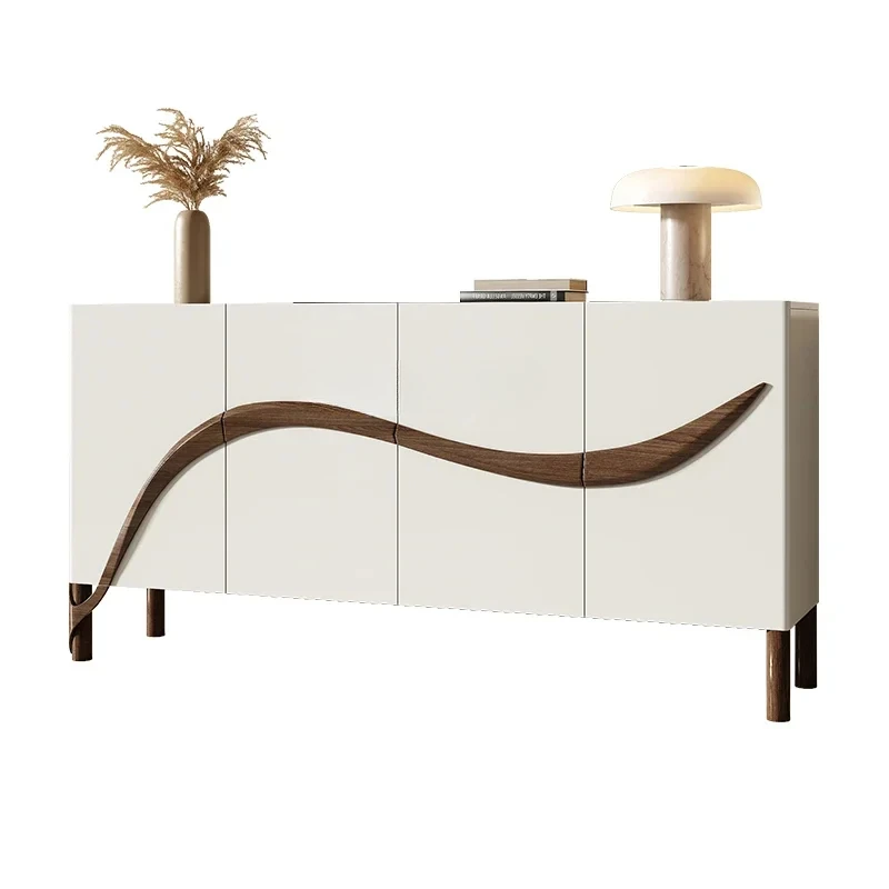 

Light luxury solid wood sideboard modern simple living and dining room storage cabinet aisle decorative storage cabinet Y