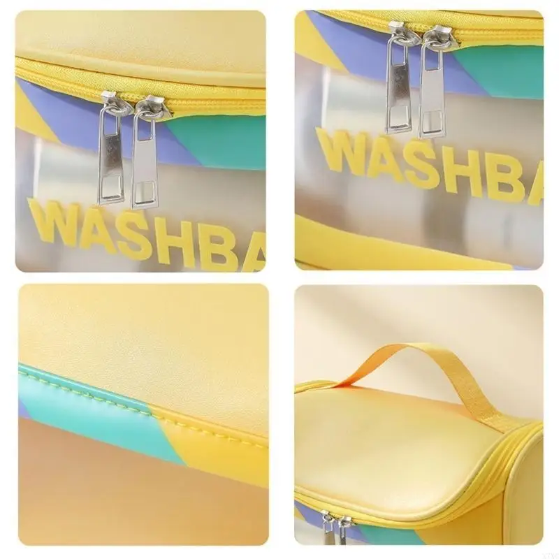 

X7XC Makeup Storage Bag Cosmetic Bag Large Capacity Toiletry Bag Handheld Makeup Bag