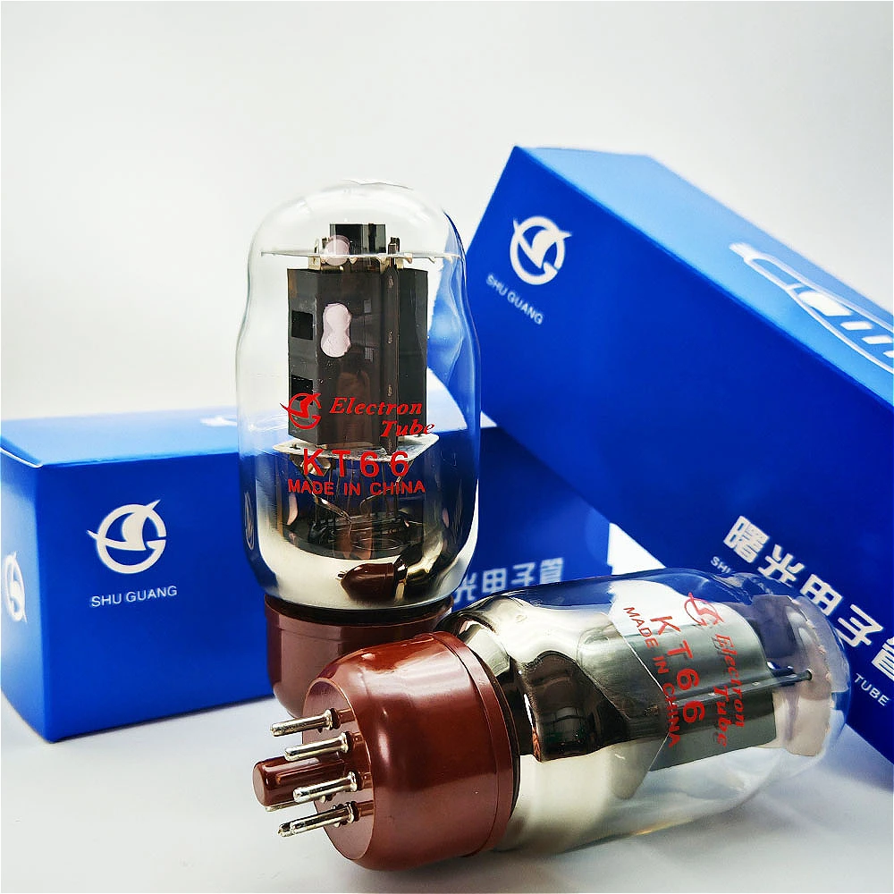 ShuGuang KT66 Vacuum Tube Audio Valve Replaces 6L6 6P3P 350C for Tube Amplifier DIY HIFI Audio Amplifier