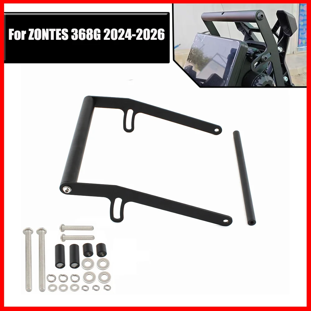 

For ZONTES 368G 368 G 2024 2025 2026 Motorcycle GPS Navigation Mount Bracket Adapter Mounting Holder Support