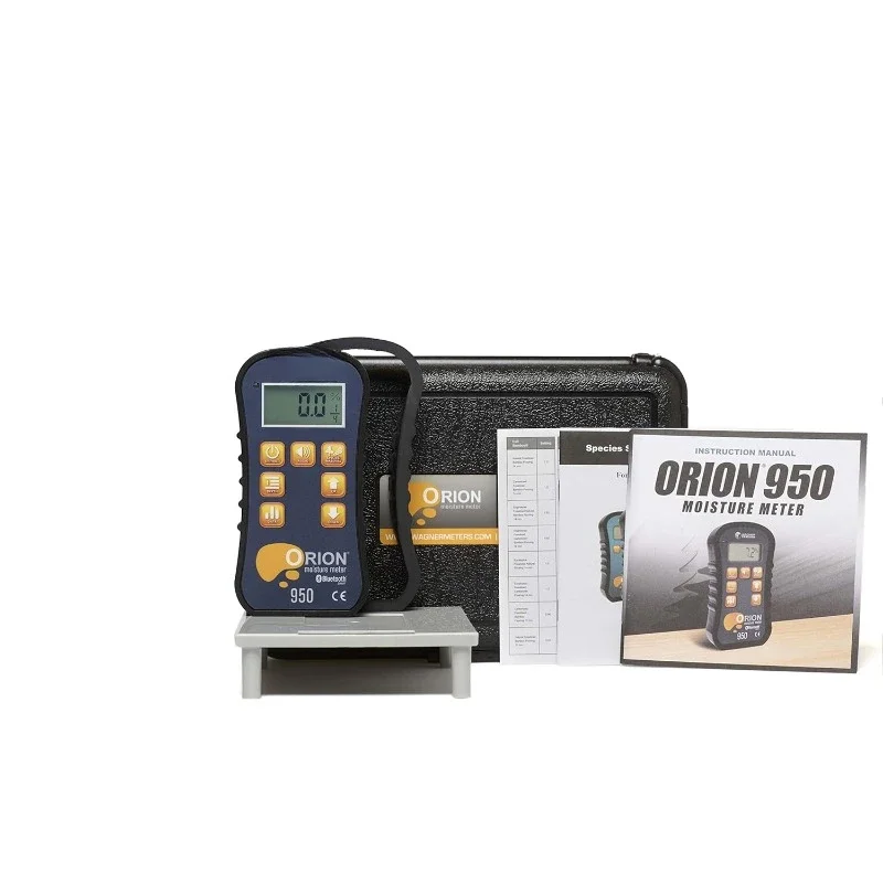 home.Orion 950® Pinless Wood Moisture Meter I Accurate, Non-Damaging, Dual Depth Lumber Moisture Measurement, Bluetooth, Auto EM