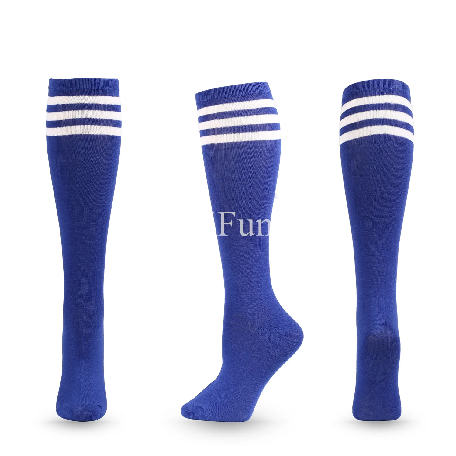 Unisex Kompressionssocken Fußballsocken Rutschfeste lange Röhre Kniestrümpfe Socken Gestreifte Fußballsocken Laufsportsocken – Detail 17