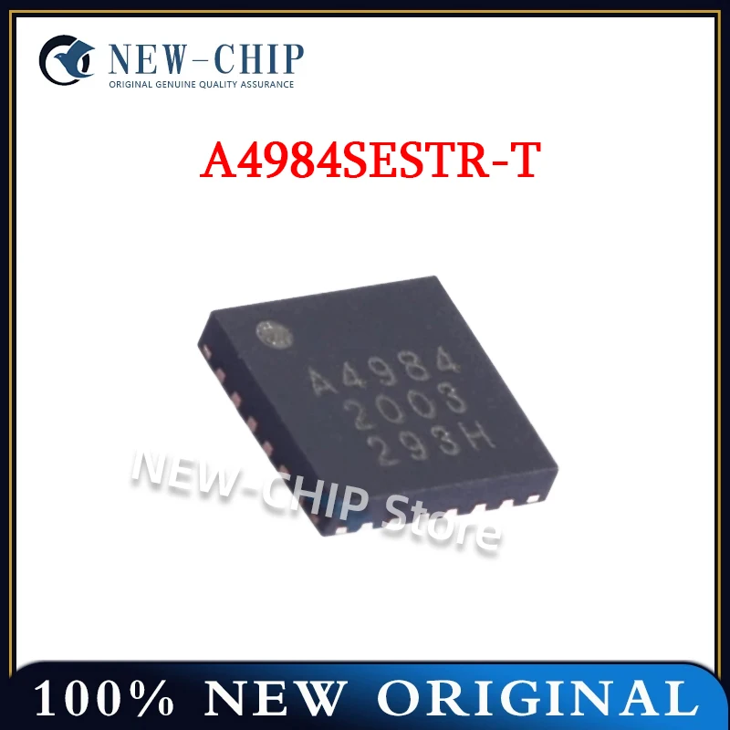 

2PCS-50PCS/LOT A4984SESTR-T Screen printing A4984 motor driver chip QFN24 package New original A4984SESTR