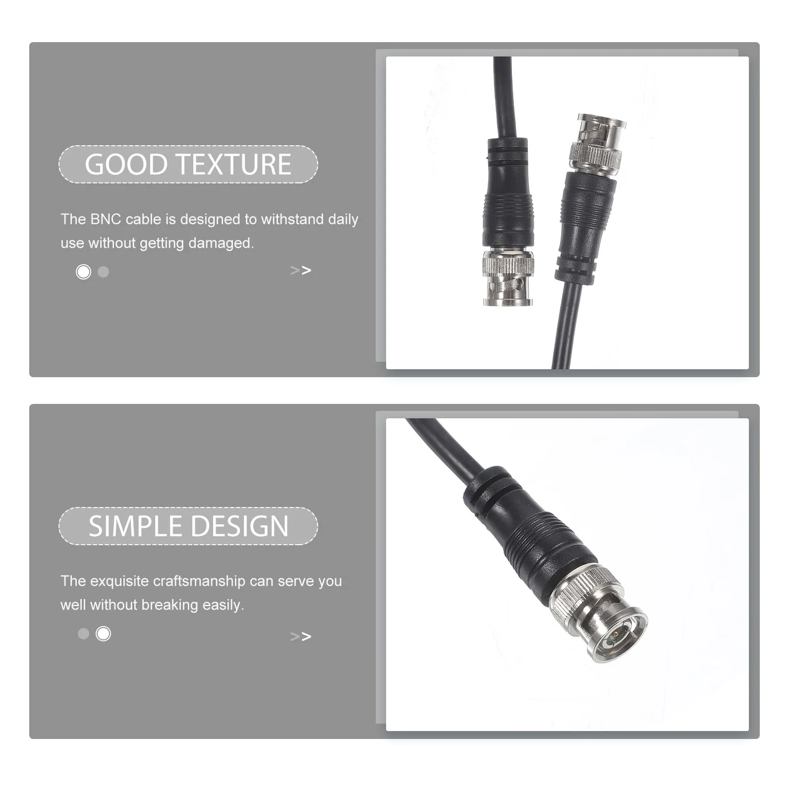 

Male To Male Cable 3 Meter Coaxial Extension Wire For Security Camera Video Recorder Antenna Coax Cable