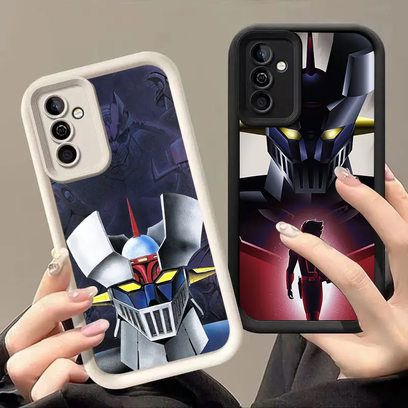 Mazinger Z Anime Phone Case For Samsung Galaxy A03 A04 A05 A10 A20 A21 S A04E A06 A11 A30 A50 M12 M22 M54 5G