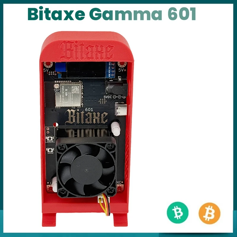 Bitaxe Gamma 601 BTC Solo Lottery Miner 1.2TH/S 18-22W BM1370 Asic od Antminer S21 Pro Bitcoin Crypto Miner AU PLUG