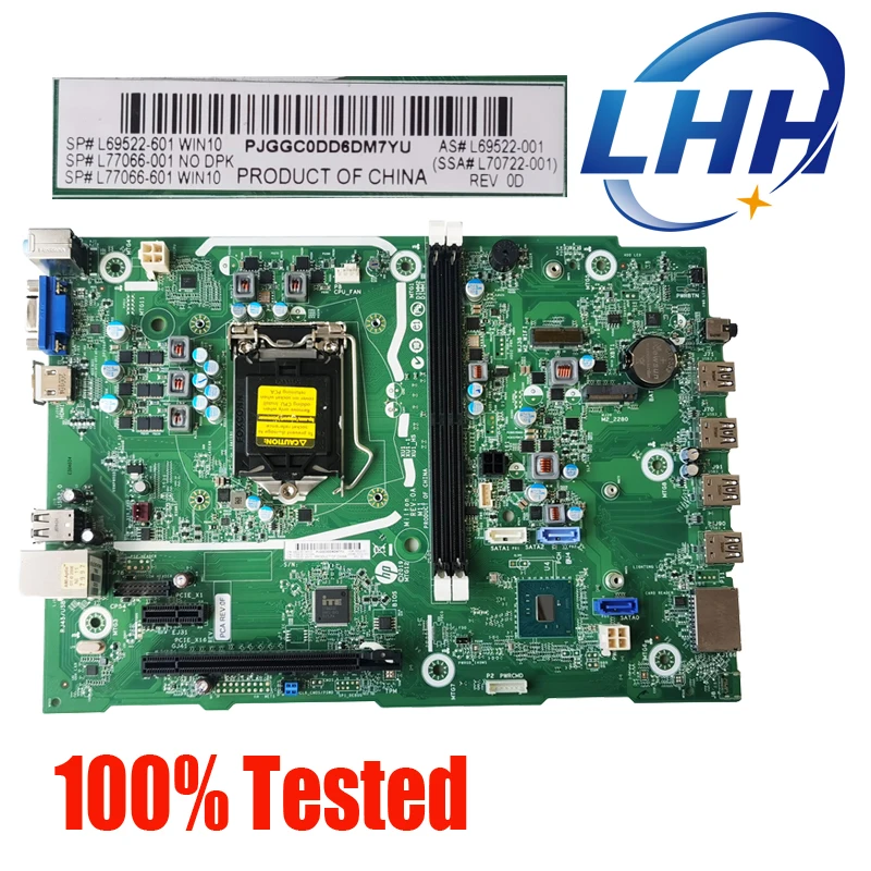 

L69522-601 L77066-001 For HP ProDesk 280 G4 SFF Motherboard Mainboard B365 LGA1151 DDR4 Tested