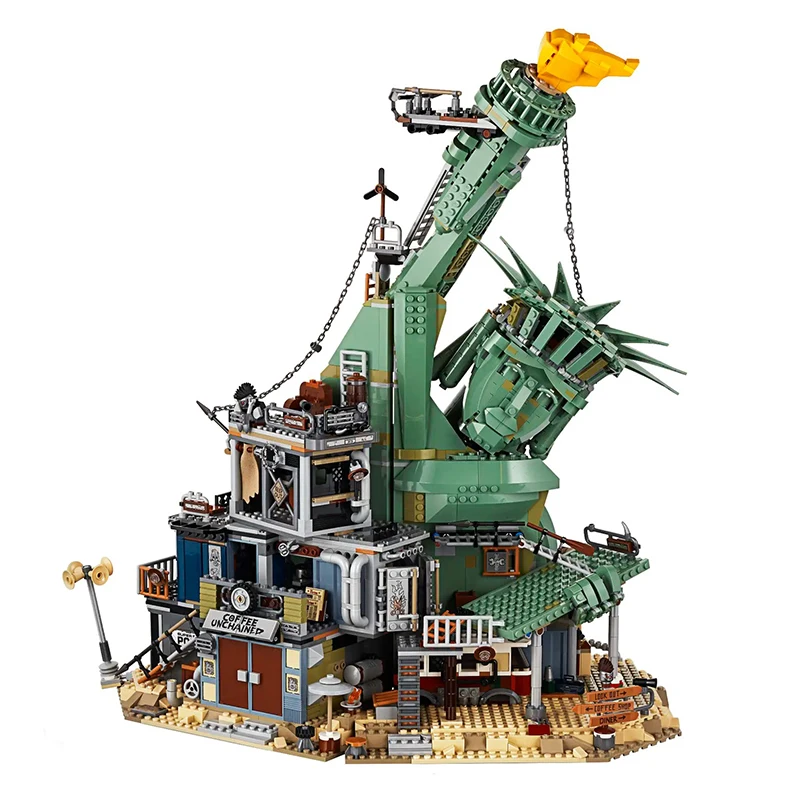 Blocos de Construção de Jogos de Filmes para Crianças e Adultos, Brinquedos Brick Puzzle, Bem-vindo ao Modelo Apocalyseburg, Presente para Crianças, MOC 70840, 3178PCs