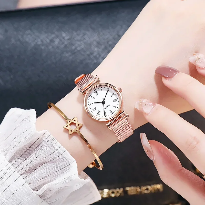 Small Circular Watch for Daily Life watches Popular European and American Women's Retro and Trendy Version of Minimalist