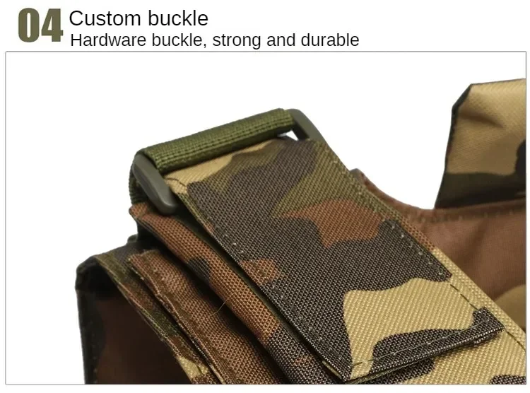 Tactical Vest Multi Functional Armor Tactical Carrier Vest CP Camo 800D Tactical Airsoft Vest Outdoor Climb Hunting Vests
