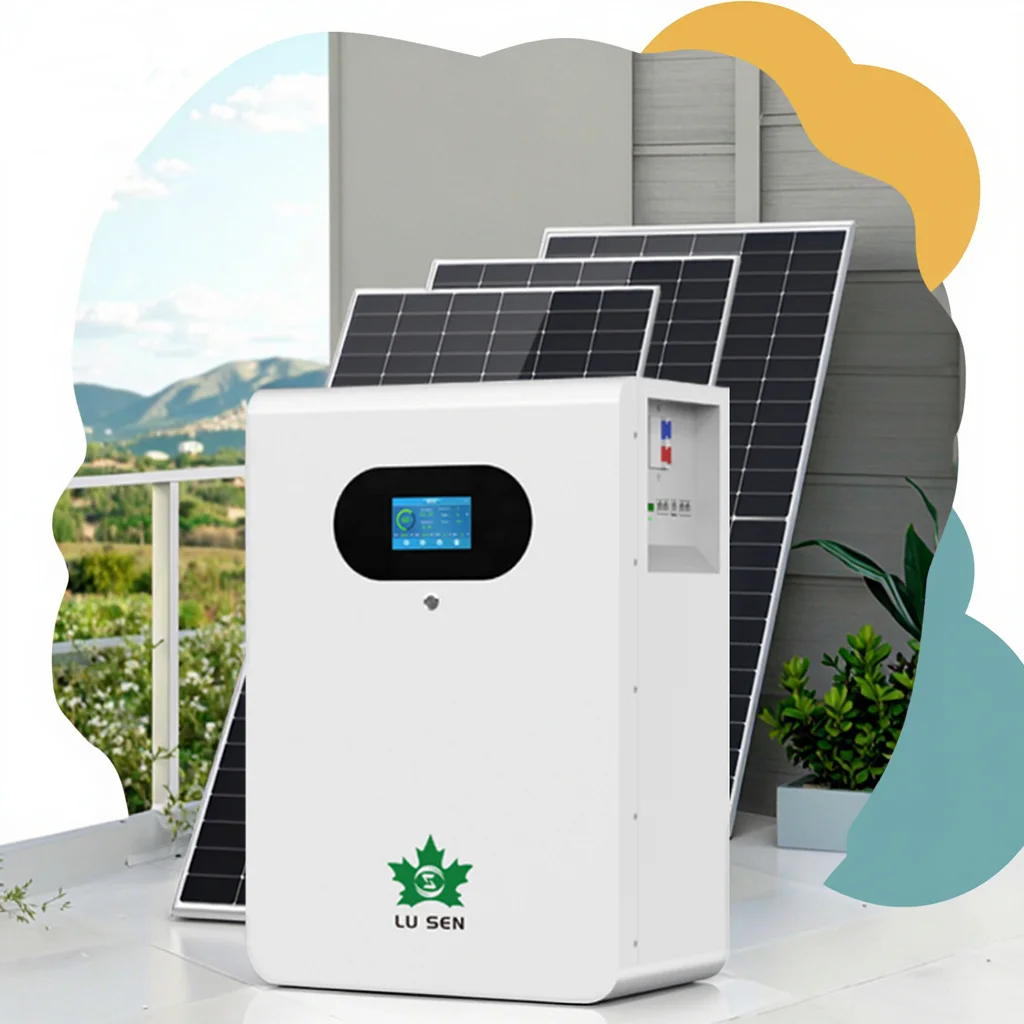 LSB05 100Ah 51.2v بطارية ليثيوم Lifepo4 6000 Cyeles حامل مثبت على الحائط 5kwh نظام الطاقة الشمسية المنزلية