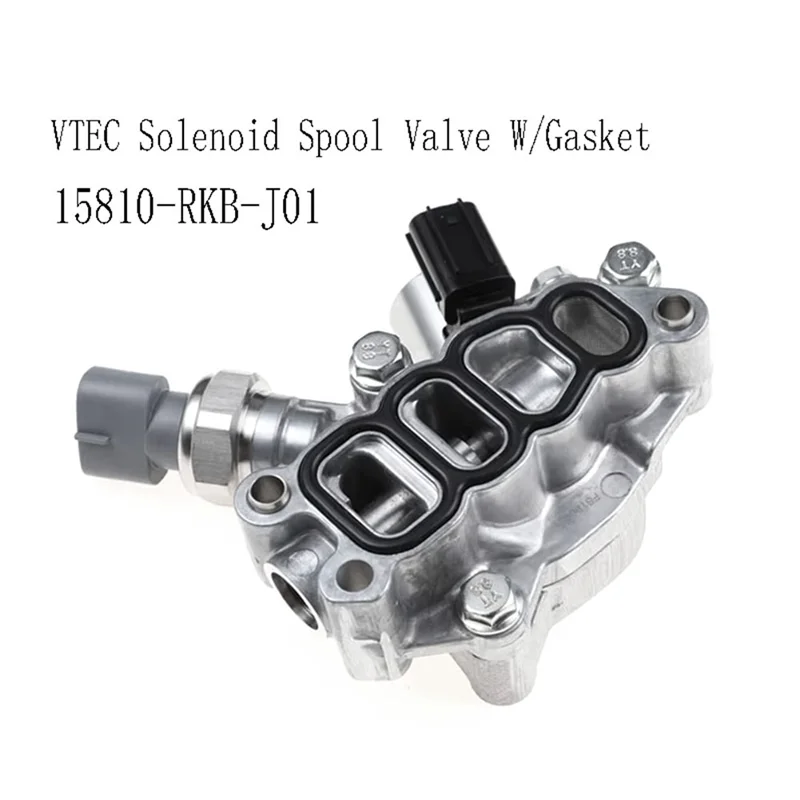 

NEW 15810-RKB-J01 VTEC Solenoid Spool Valve W/Gasket For Honda Odyssey EX / EXL / EXL- T 2005-2007 Pilot / 2WD 2006-2008-FSM