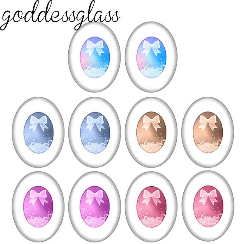 

5pairs Cute Doll crystal Eye Bow pupils Lovely 10x14mm/13x18mm/18x25mm Oval photo glass cabochon demo flat back Making findings