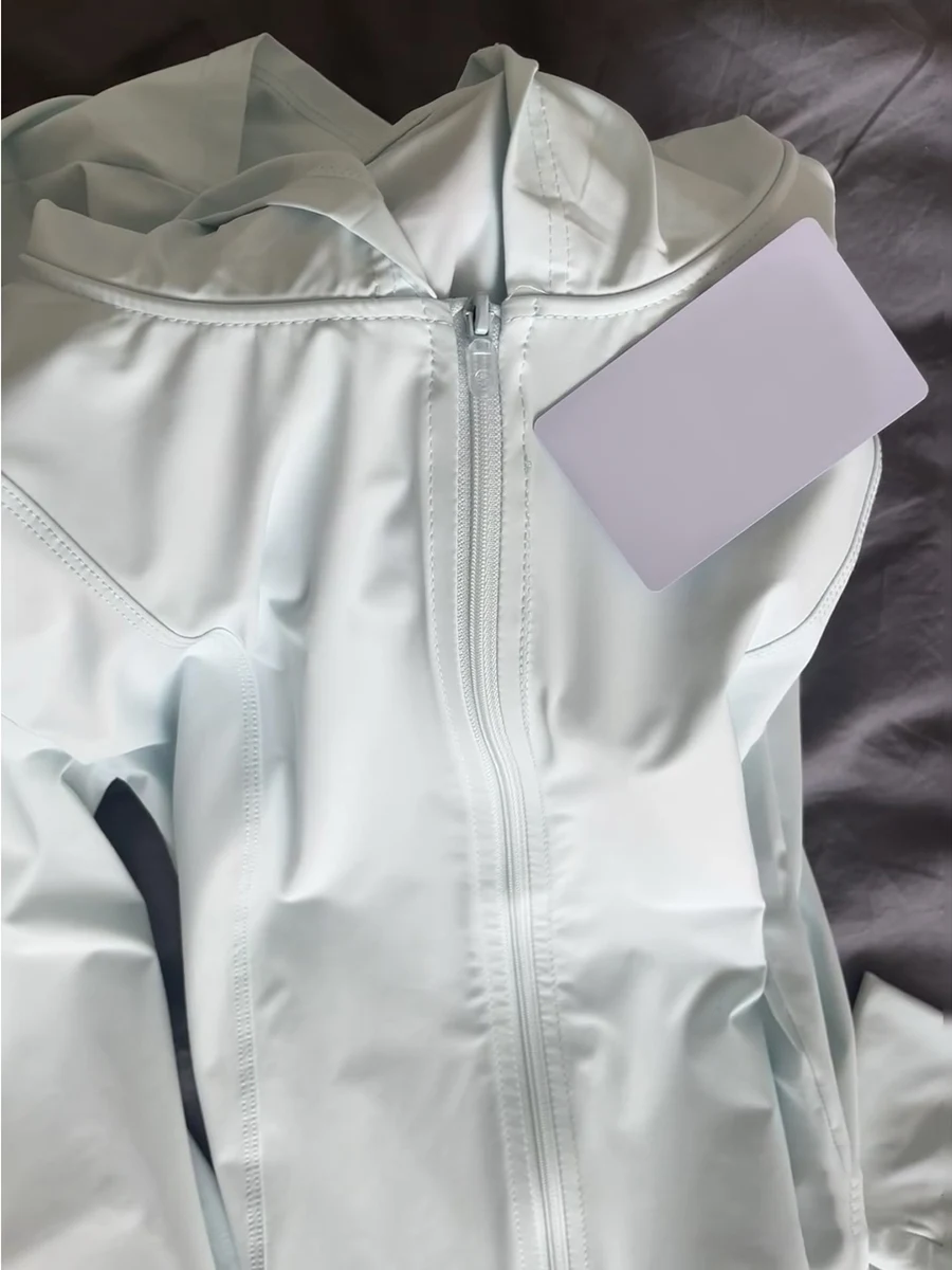 

Slim Fit Summer New Ice Silk Женская солнцезащитная одежда для йоги Jaet Korean Sle Commute Wind Long Sve Zipper ort Model