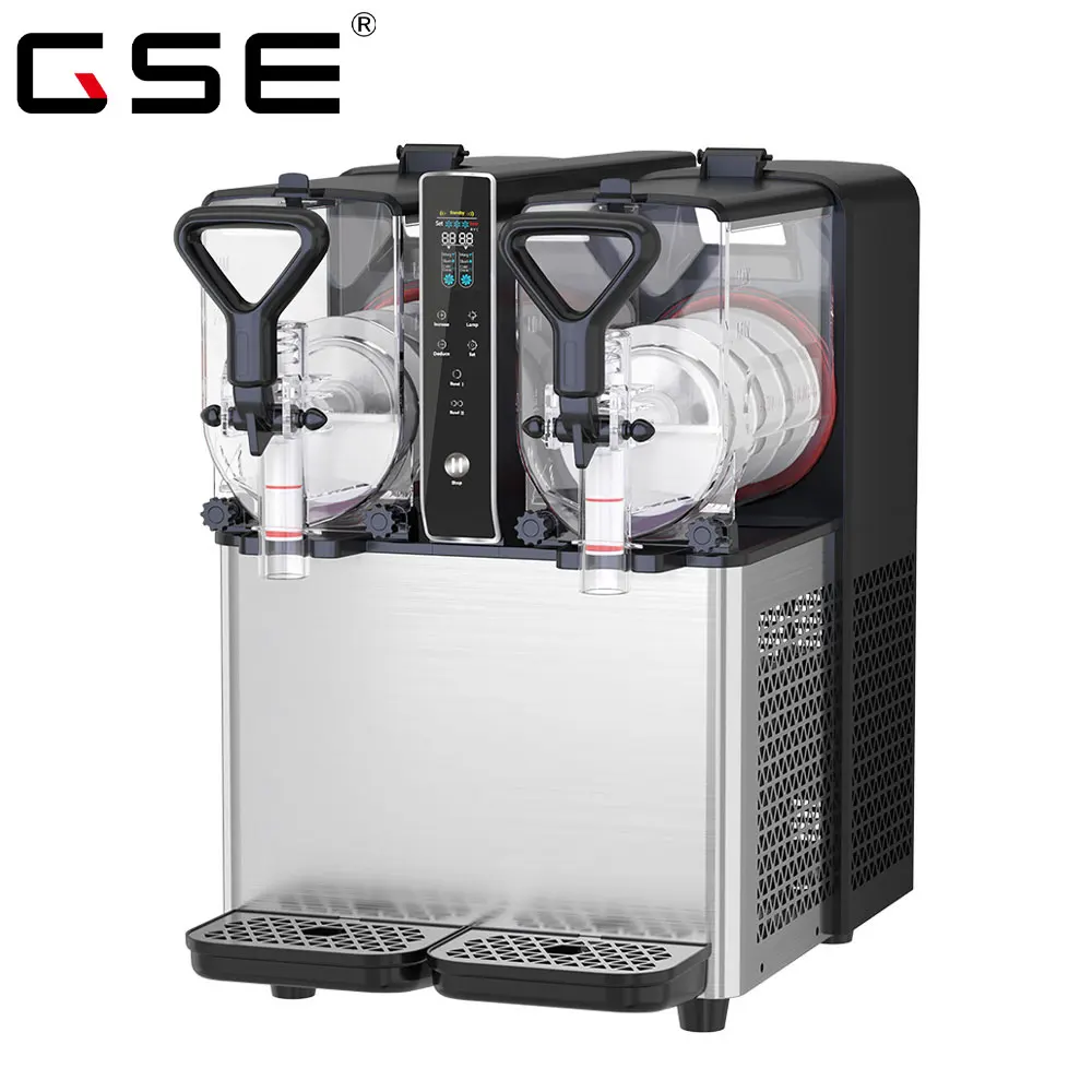 

Commercial Industrial Slush Machine 3L*2 New Condition Frozen Drink Machine With High Productivity