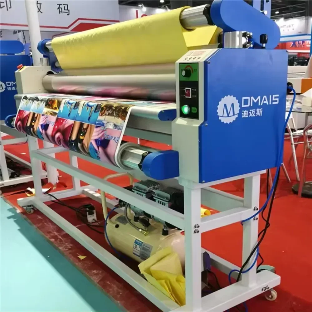 

Wide format 160cm Laminating Machine Electric Roll to Roll Film Vinyl Paper hot and cold Laminator with Cutter