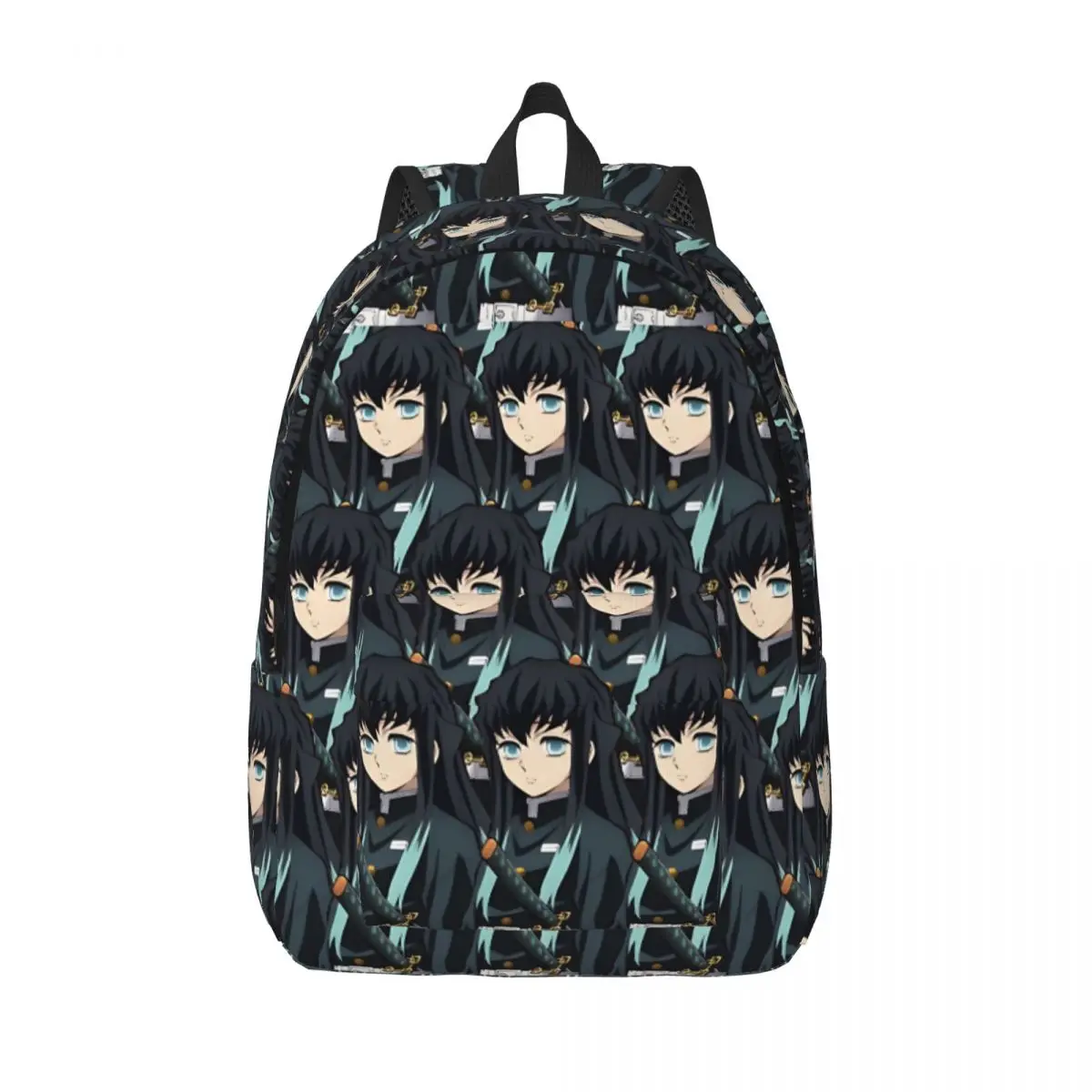 

Убийца Демонов Классический рюкзак Muichiro Tokito с ветрозащитой, уличный студенческий дорожный рюкзак для мужчин и женщин, сумка через плечо для колледжа