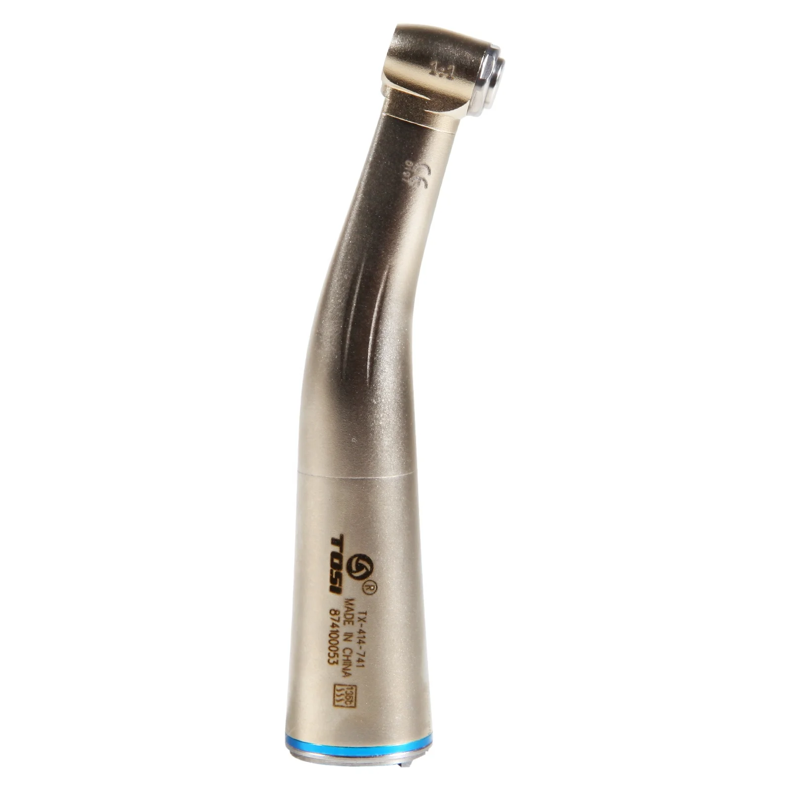 ขายร้อน! Den tal 1:1 ไฟเบอร์ออปติก Contra Angle Handpiece ปุ่มกด Fit NSK E-Type TOSI