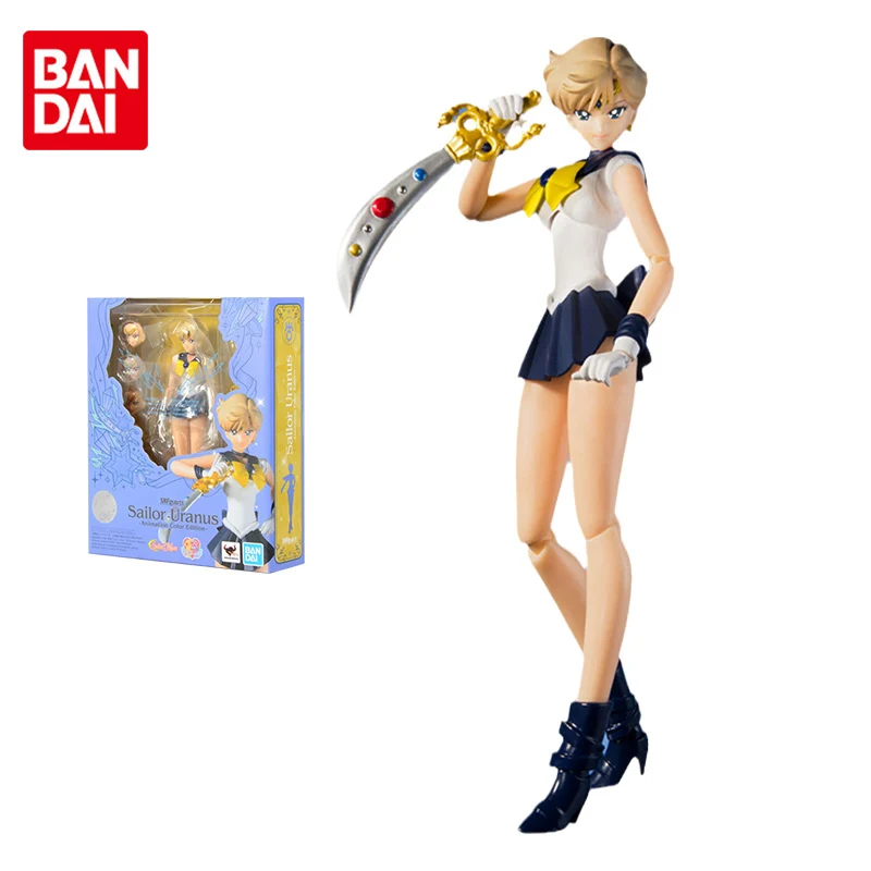 

Bandai Sailor Moon Figure SHF Tenoh Haruka Uranus Animation Color Genuine Action Figure Toy Action Toy Figure Toys for Children