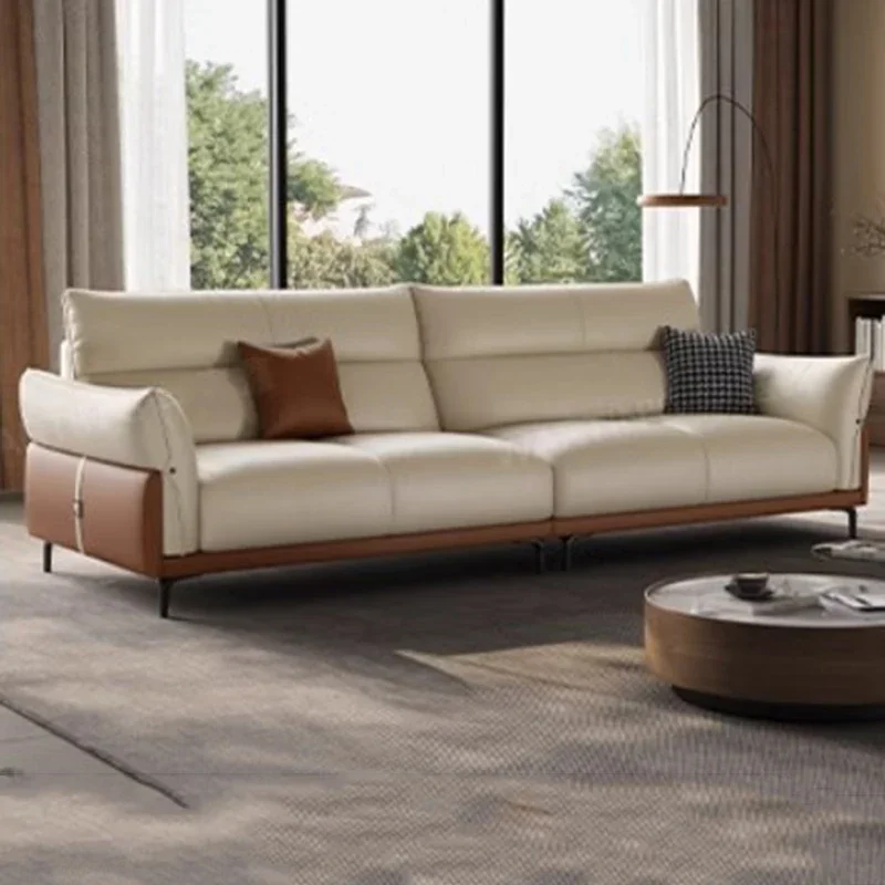 Apartment Minimalist Sofa Modern Household Luxury Italian Sofa Lazy Simple Muebles Para Salas Modernos Living Room Furniture image 6