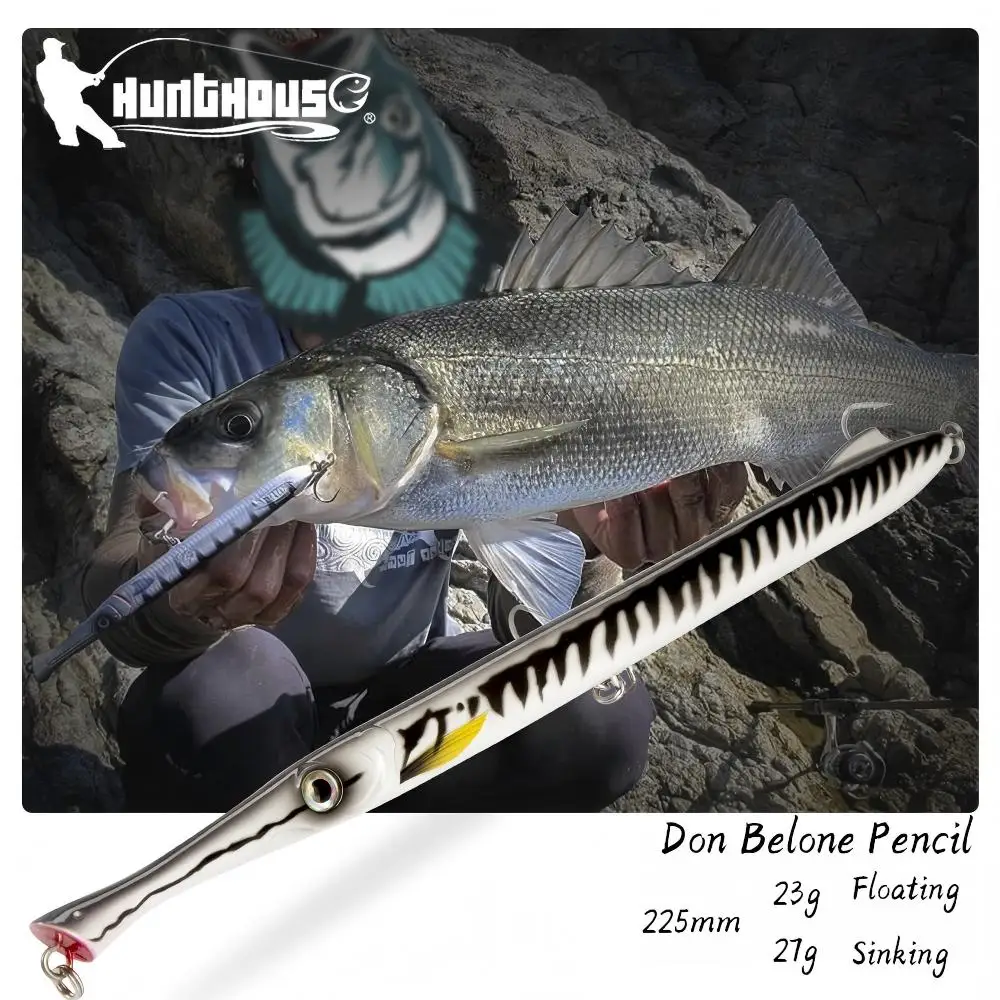 Hunthouse DON BELONE Spinning Lures Savage Gear Fishing Pencil Baits Stickbait Tuna Predator 23g/27g Seabass Tuna Undefined Bait