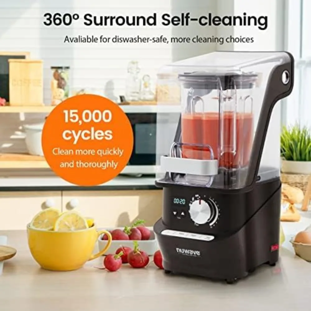 Infinity Noise Reduction Blender, Sealed Sound Enclosure, Professional Grade, Digital Controls, 56oz Tritan Jar,