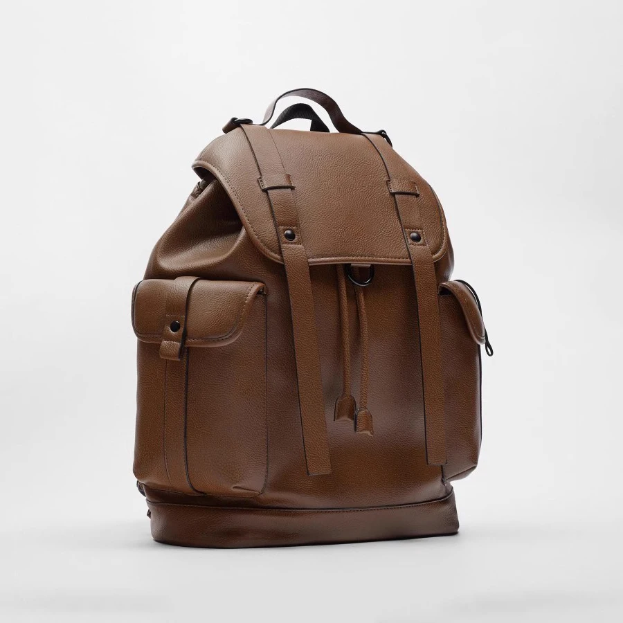 

Кожаный рюкзак с принтом сумки # nigo22164