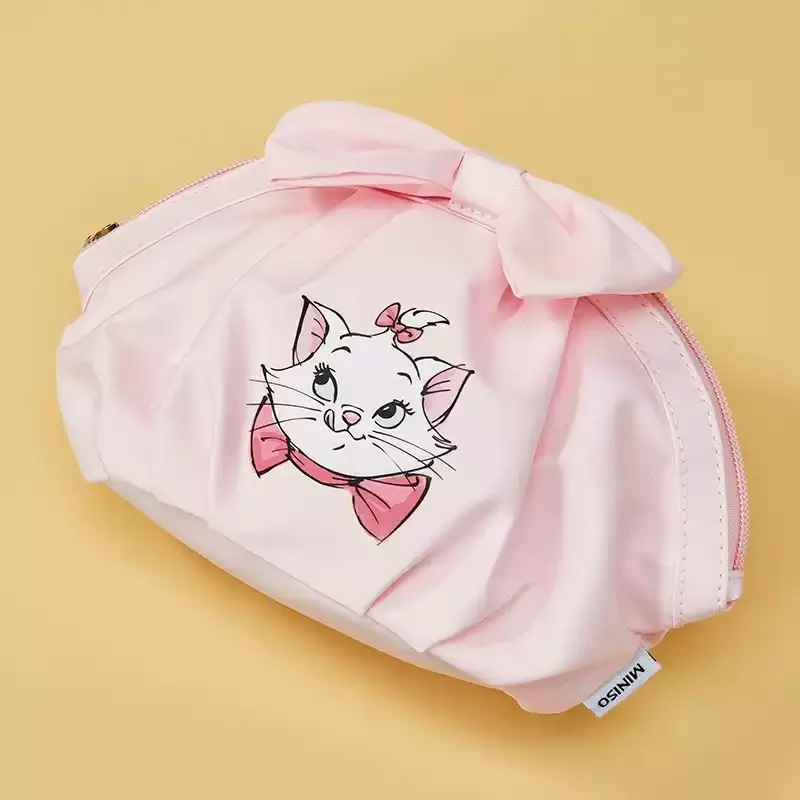 Cartoon Mary Cat Makeup Bag for Women, Fashionable, High Quality, Multi Functional Storage, Portable Handbag