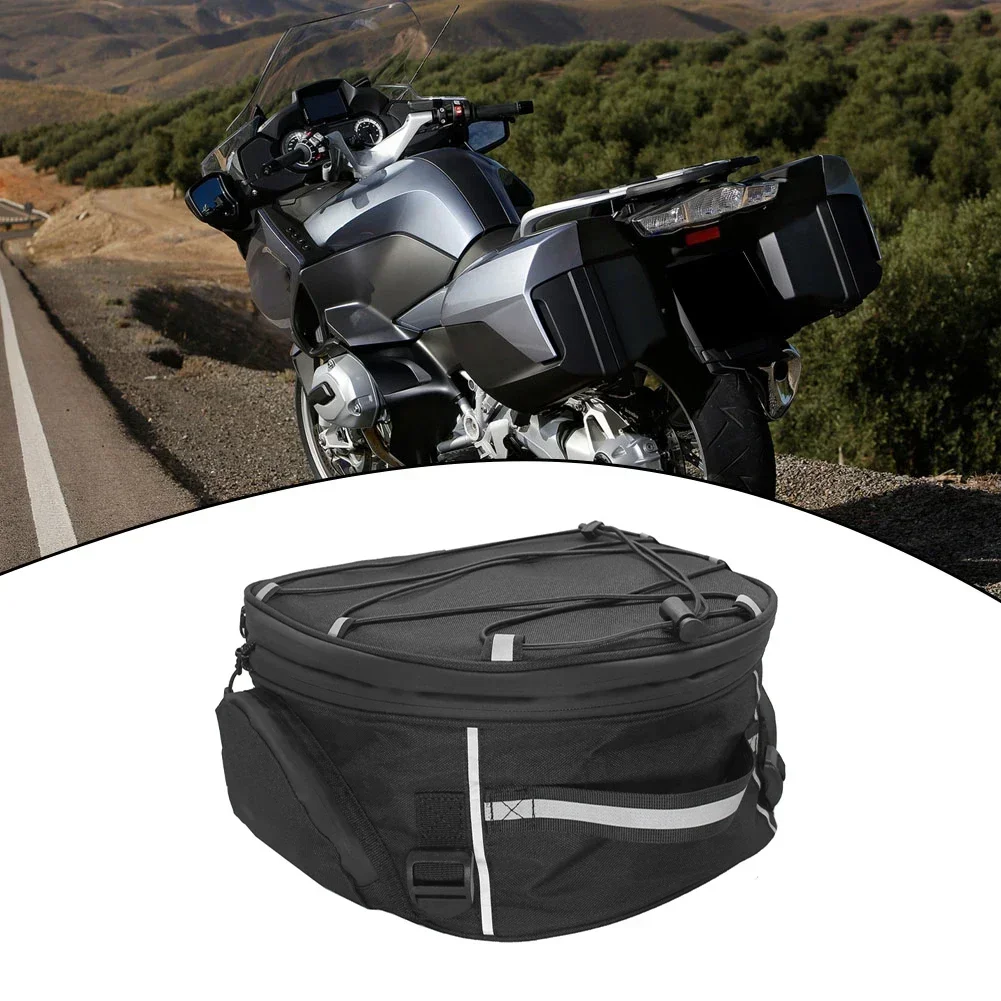 Motorcycle Luggage Saddle Bag with Quick Attachment for BMW R1200GS Adjustable Volume and Secure Fitment for Travel