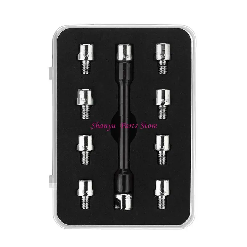 

Motorcycle Spoke Wrench, 5.0-6.8mm Motorcycle Spoke Torques Wrench Repair Tool R6FB