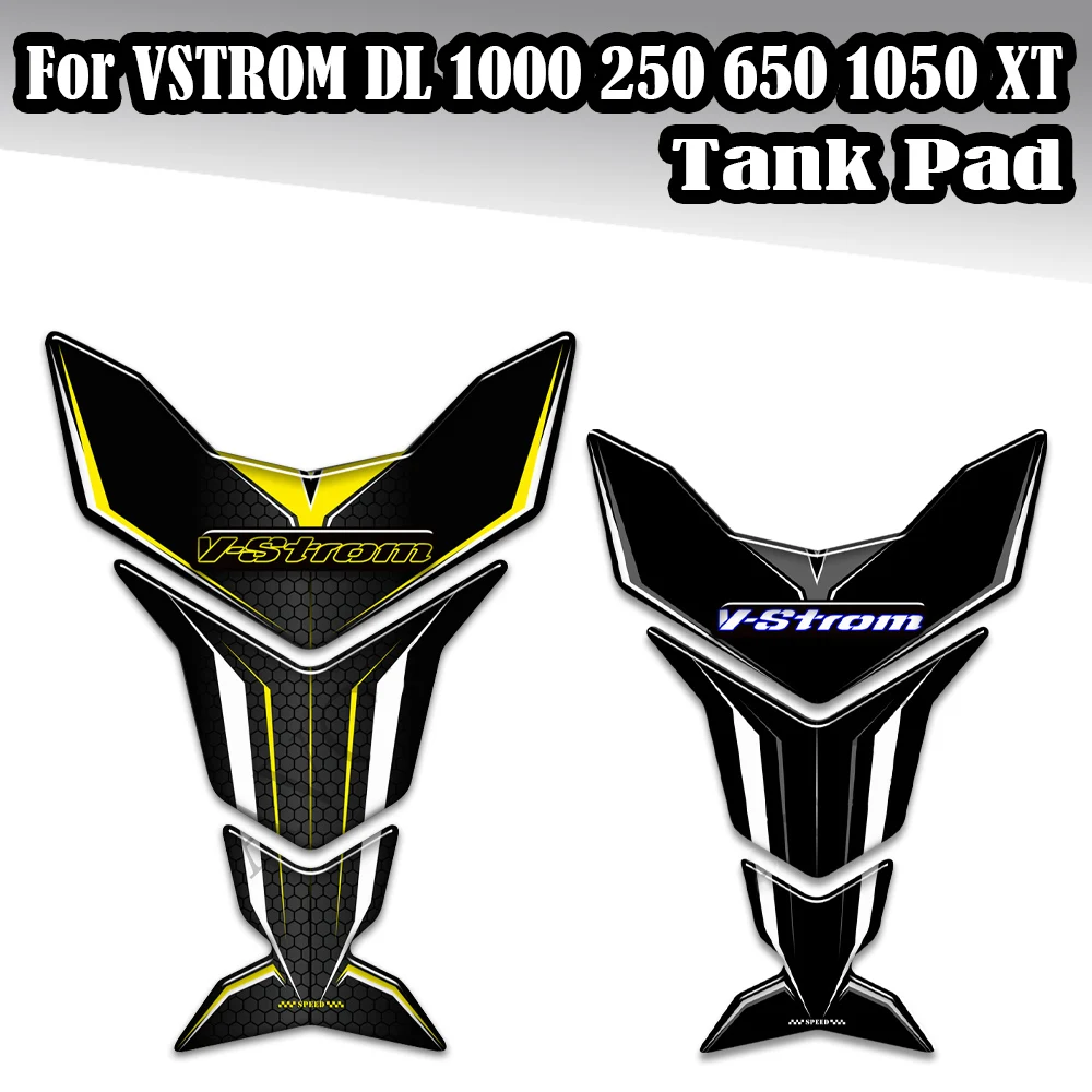 

VSTROM Motorcycle For Suzuki V-STROM DL 1000 250 650 1050 XT Tank Pad Protector Stickers Decals 2016 2017 2018 2019 2020 2021