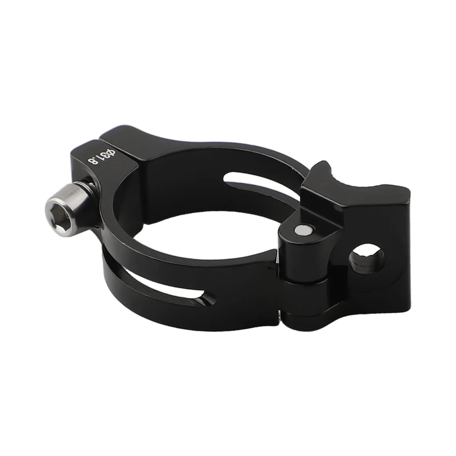 Bike Front Derailleur Clamp Front Derailleur Clamp Long Service Life Rust-proof Aluminum Alloy Forged Processing