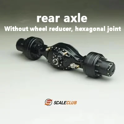 Scaleclub 1/14 Modder Kop Sleepkop Nieuw Wiel Reductie Slotverschil Gebroken Transmissievermogen Achteras