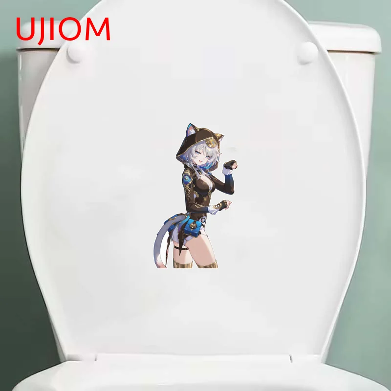 UJIOM Cipher Honkai Star Rail Seductive Waifu Wall Sticker Artistic Elegant Edgy Graphics Decal Suitable For Bumper Decoration
