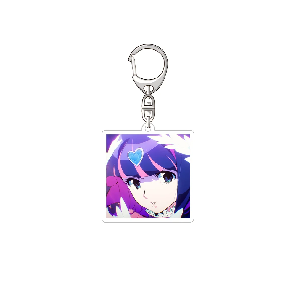 Panty & Stocking with Garterbelt Panty Stocking Scanty Kneesocks Polyester Polyurethane Official HD Acrylic Keychain Bag pendant