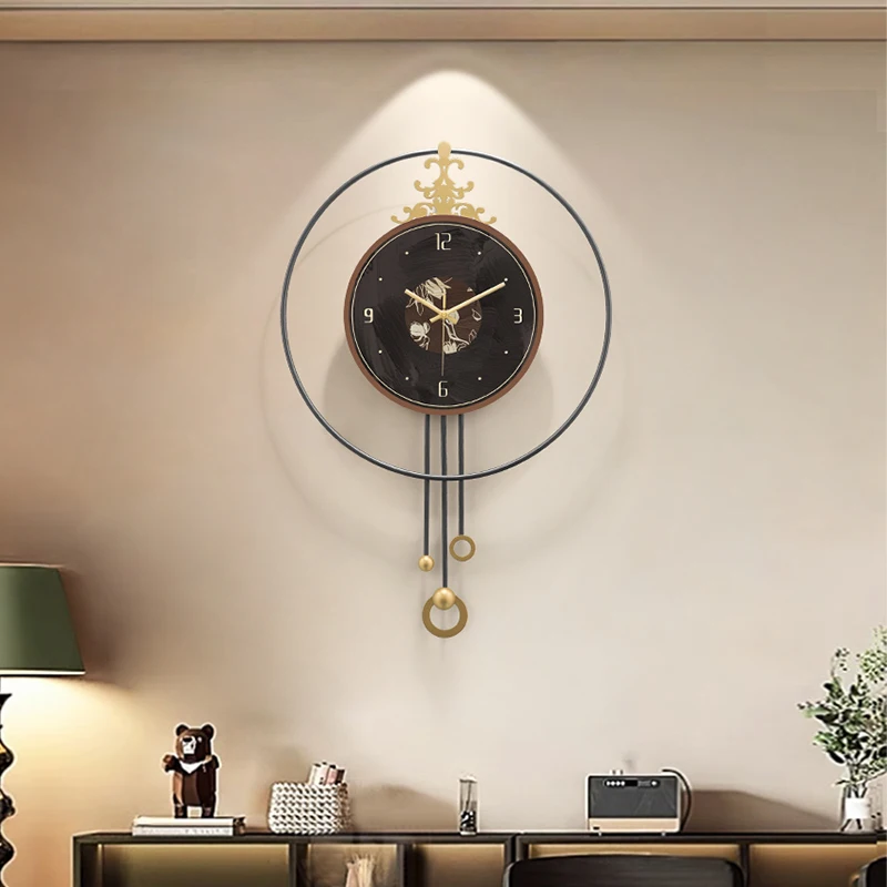 Minimalist Fashion Wall Clocks Living Room Art Mural Aesthetic Design Wall Watch Creative Restaurant Reloj De Pared Home Decor